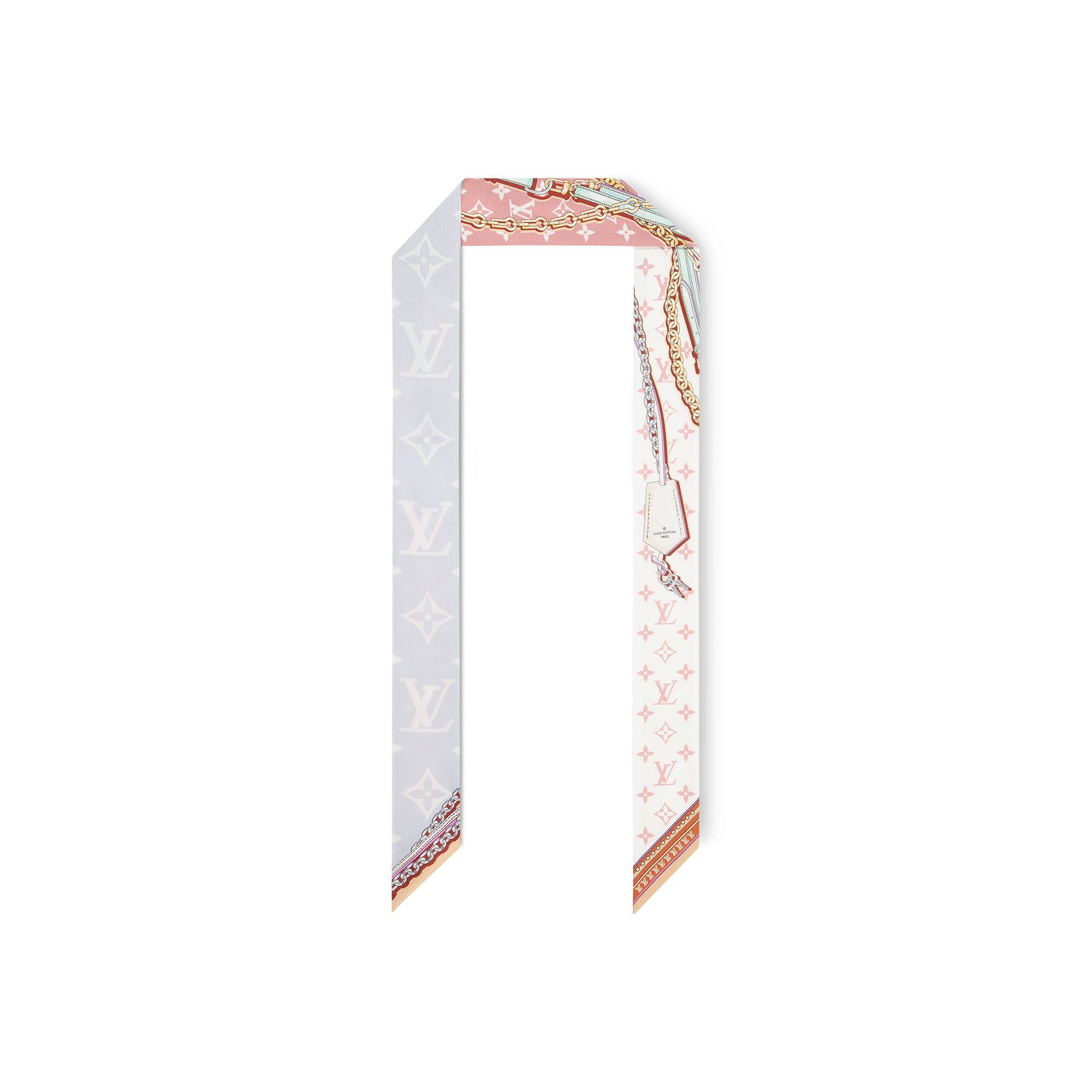 ウィメンズ シルクスカーフ&バンドー - ホワイト｜ルイ・ヴィトン 公式